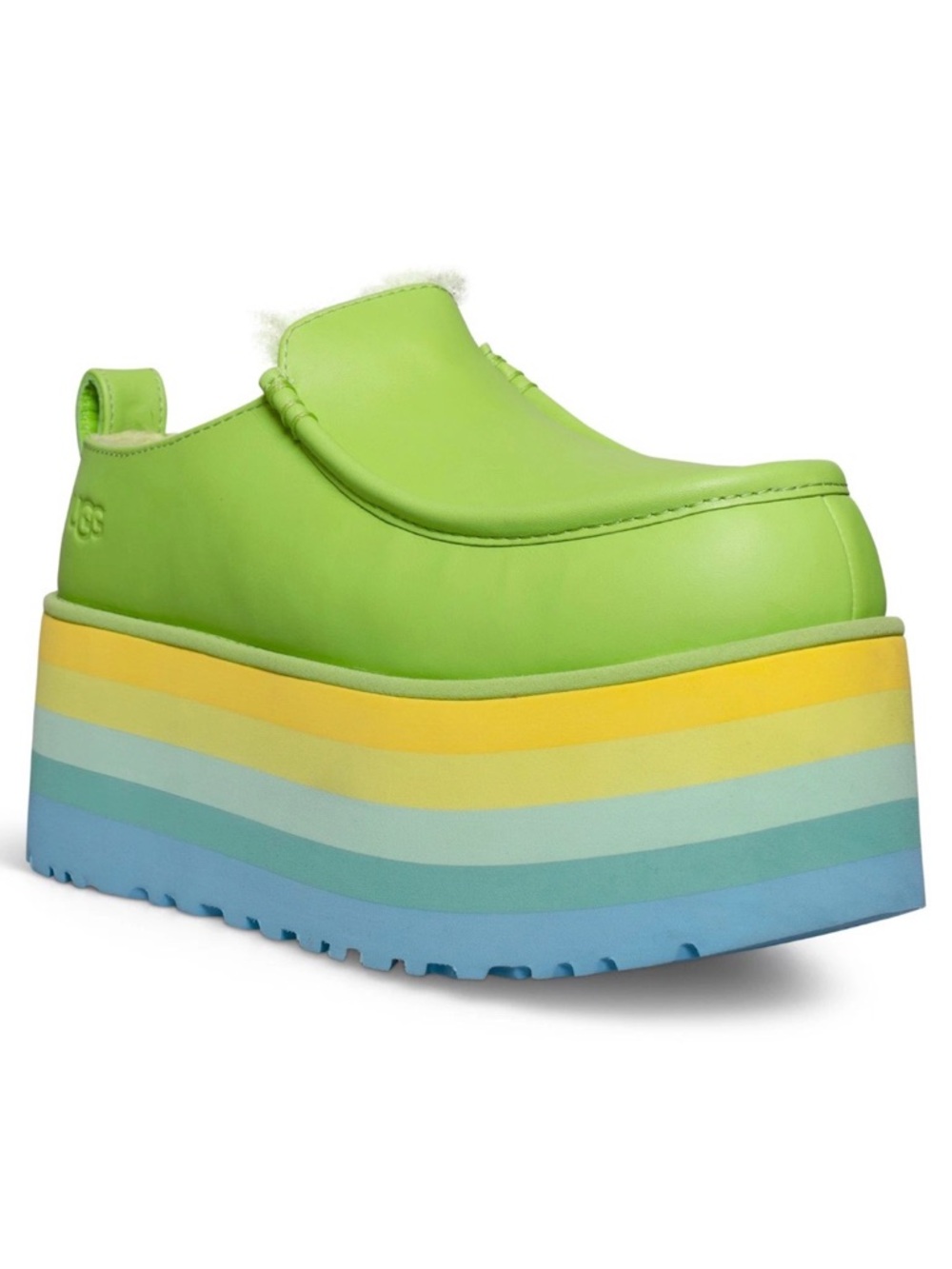 UGG URLEEN Platform Slip On Shoes Size 5/6 NWT